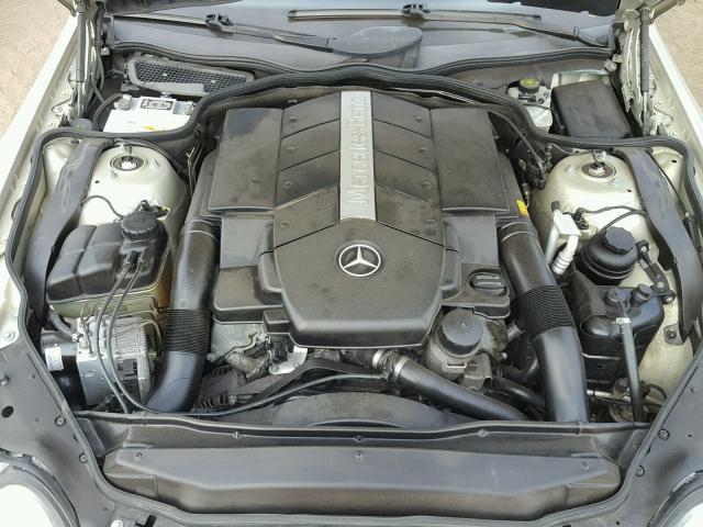 WDBSK75F73F010291 - 2003 MERCEDES-BENZ SL 500R SILVER photo 7