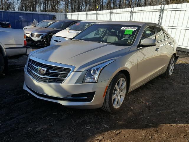 1G6AA5RA5F0135724 - 2015 CADILLAC ATS GOLD photo 2