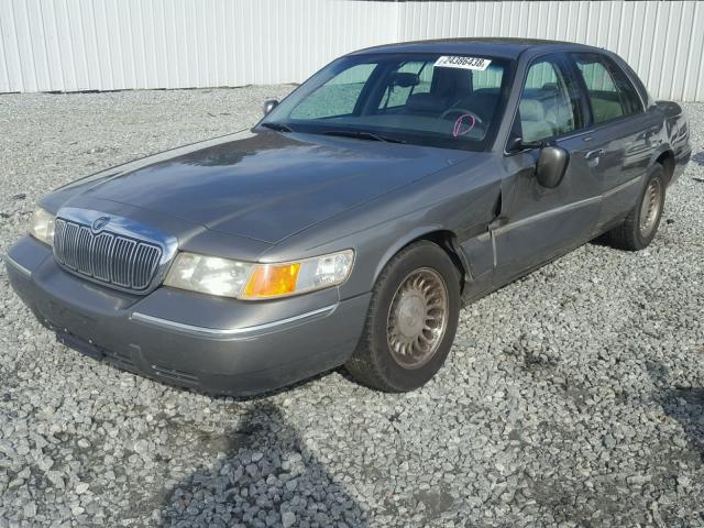 2MEFM75W1XX711494 - 1999 MERCURY GRAND MARQ GRAY photo 2