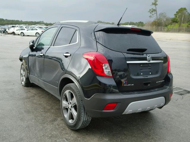 KL4CJASB1EB728074 - 2014 BUICK ENCORE BLACK photo 3