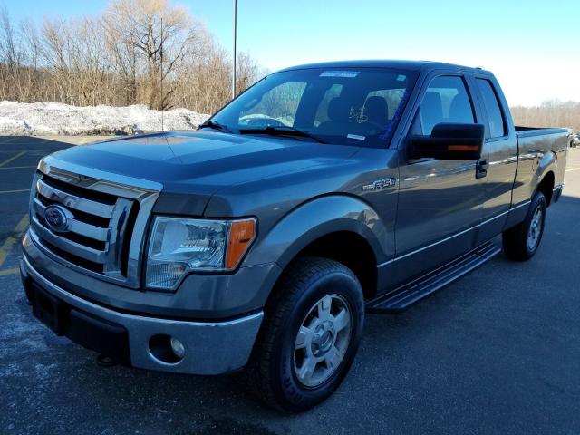 1FTFX1EF8BFB36756 - 2011 FORD F150 SUPER GRAY photo 2