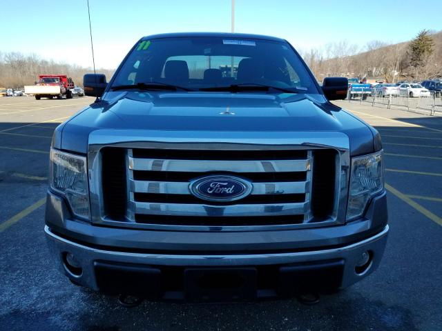 1FTFX1EF8BFB36756 - 2011 FORD F150 SUPER GRAY photo 5