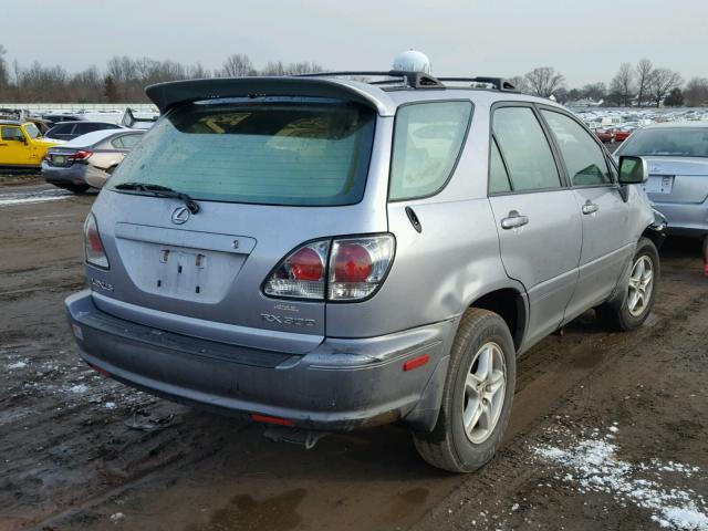 JTJHF10UX10207682 - 2001 LEXUS RX 300 GRAY photo 4