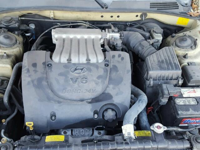 KMHWF35HX2A673220 - 2002 HYUNDAI SONATA GLS GOLD photo 7