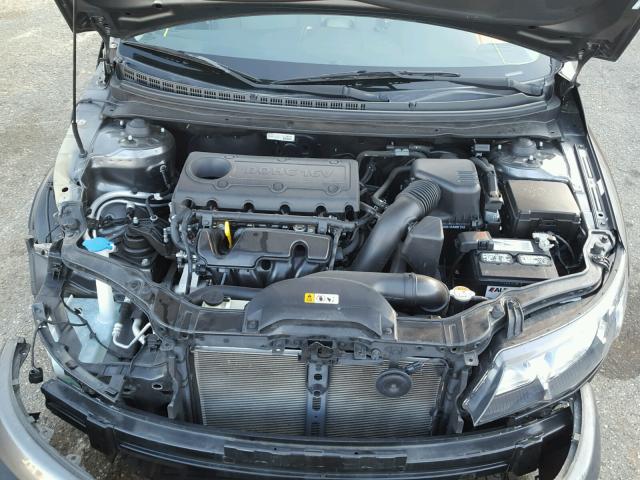 KNAFU4A21D5738143 - 2013 KIA FORTE EX GRAY photo 7