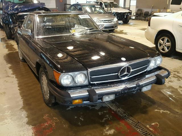 WDBBA48D9KA092225 - 1989 MERCEDES-BENZ 560 SL BLACK photo 1