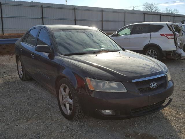 5NPEU46F17H185394 - 2007 HYUNDAI SONATA SE BLACK photo 1