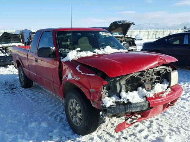 1GTDT19W128238045 - 2002 GMC SONOMA RED photo 1