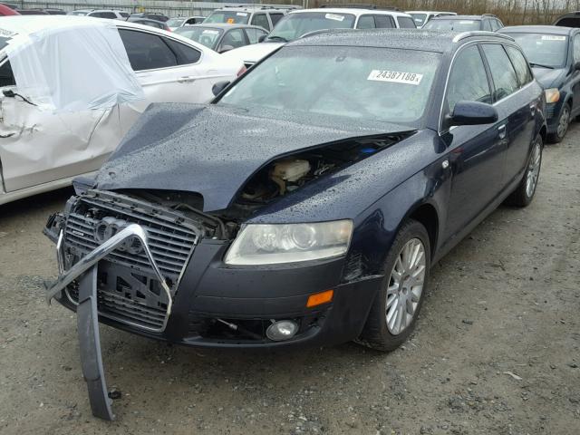 WAUKH74F56N091896 - 2006 AUDI A6 AVANT Q BLUE photo 2