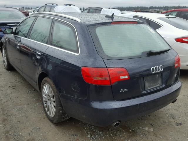 WAUKH74F56N091896 - 2006 AUDI A6 AVANT Q BLUE photo 3