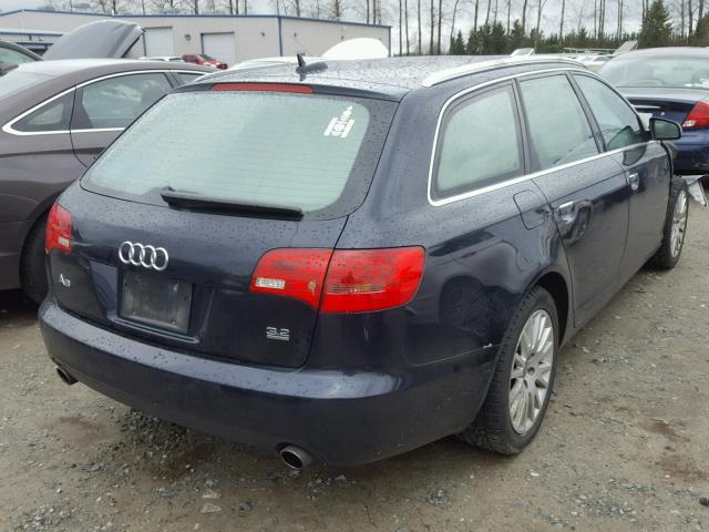 WAUKH74F56N091896 - 2006 AUDI A6 AVANT Q BLUE photo 4