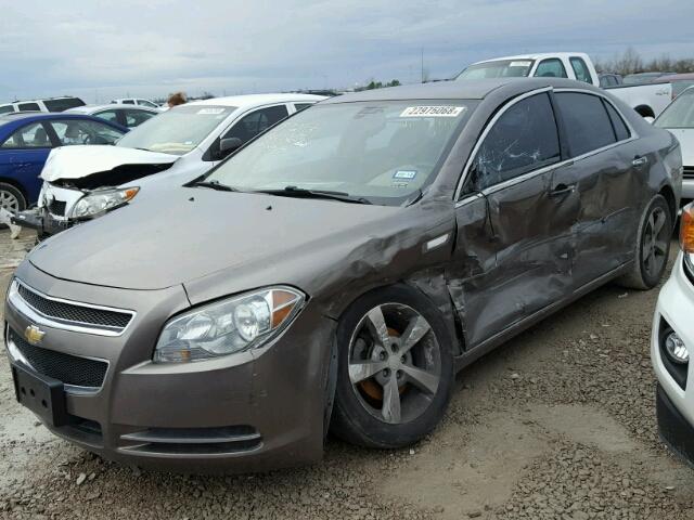 1G1ZC5E01CF248563 - 2012 CHEVROLET MALIBU 1LT BROWN photo 2