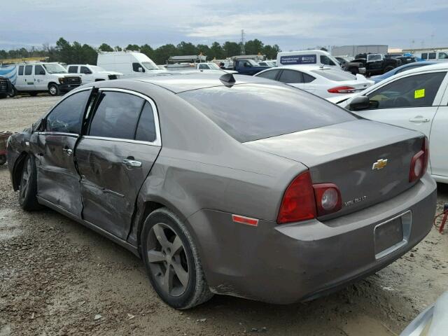 1G1ZC5E01CF248563 - 2012 CHEVROLET MALIBU 1LT BROWN photo 3