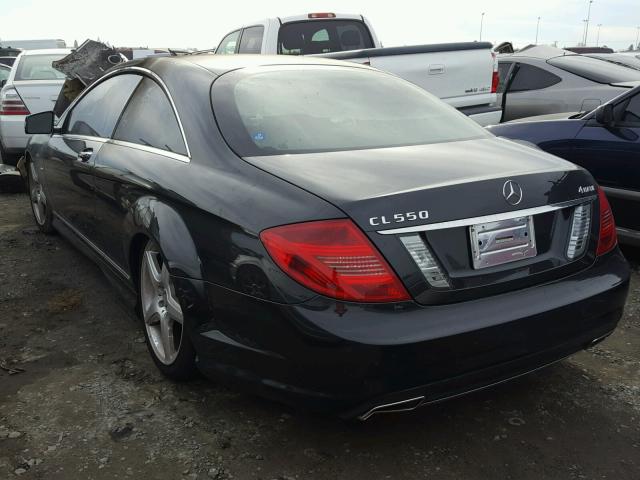 WDDEJ9EB3BA026547 - 2011 MERCEDES-BENZ CL 550 4MA BLACK photo 3