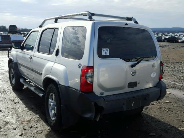 5N1ED28Y74C613782 - 2004 NISSAN XTERRA XE SILVER photo 3