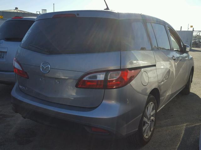 JM1CW2BL7F0184960 - 2015 MAZDA 5 SPORT SILVER photo 4