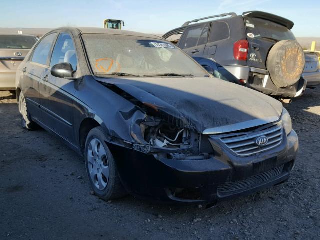 KNAFE121585541855 - 2008 KIA SPECTRA EX BLACK photo 1