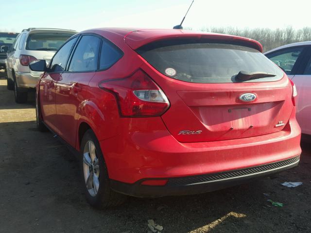 1FADP3K24DL108693 - 2013 FORD FOCUS SE RED photo 3