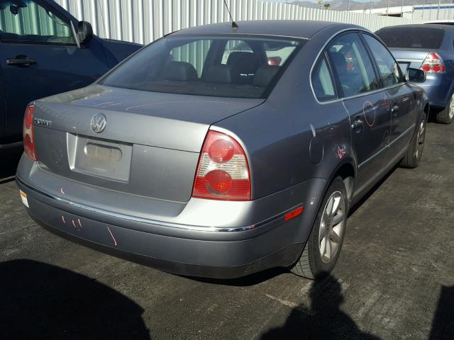 WVWPD63B54E112840 - 2004 VOLKSWAGEN PASSAT GLS SILVER photo 4