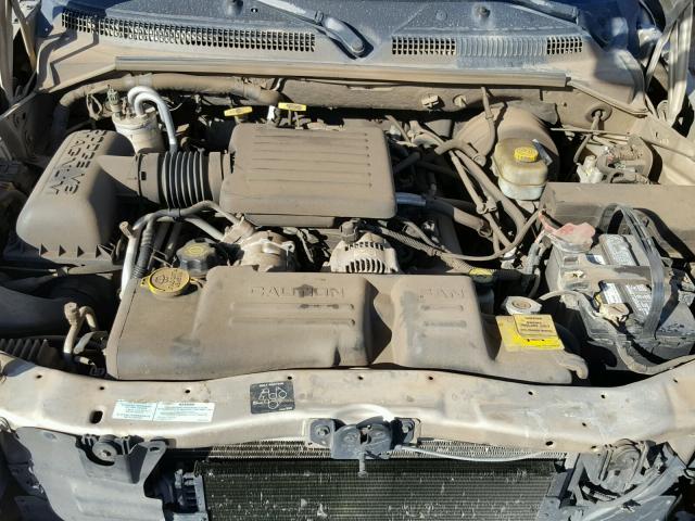 1B7HL2AN91S339183 - 2001 DODGE DAKOTA QUA TAN photo 7