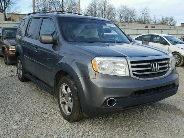 5FNYF4H52CB024640 - 2012 HONDA PILOT EXL CHARCOAL photo 1