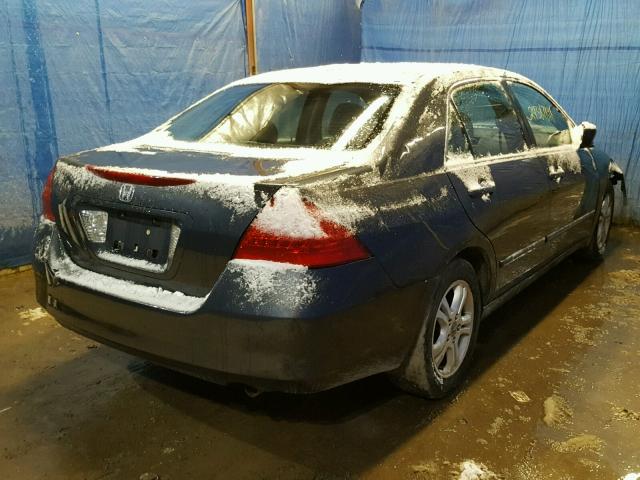 1HGCM56757A122216 - 2007 HONDA ACCORD EX GRAY photo 4