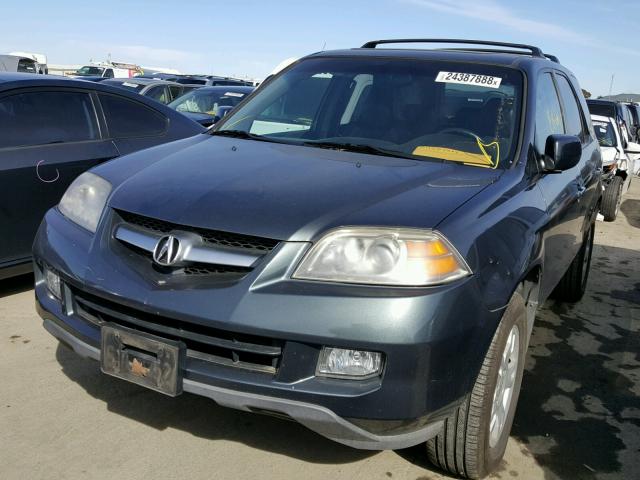 2HNYD18966H540452 - 2006 ACURA MDX TOURIN BLACK photo 2