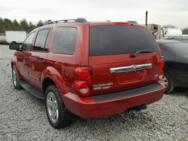 1D8HD58287F580827 - 2007 DODGE DURANGO LI BURGUNDY photo 3