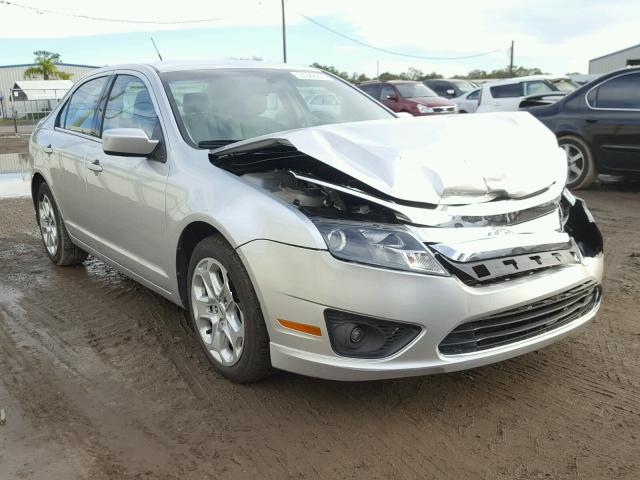 3FAHP0HA1BR103643 - 2011 FORD FUSION SE SILVER photo 1