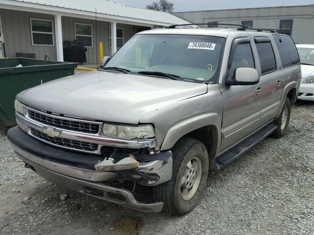 3GNEC16T31G228051 - 2001 CHEVROLET SUBURBAN C SILVER photo 2