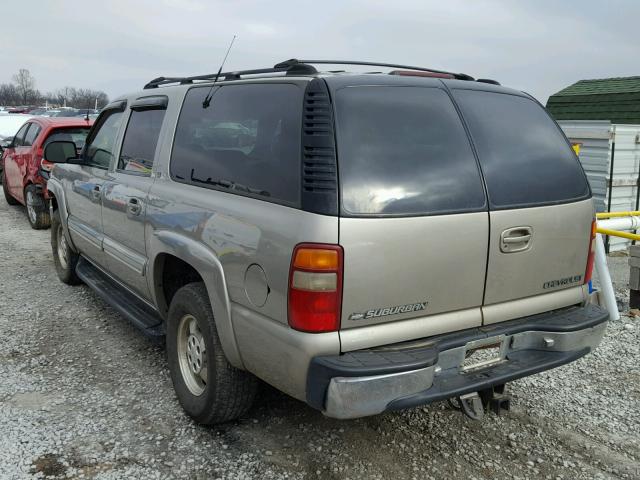 3GNEC16T31G228051 - 2001 CHEVROLET SUBURBAN C SILVER photo 3