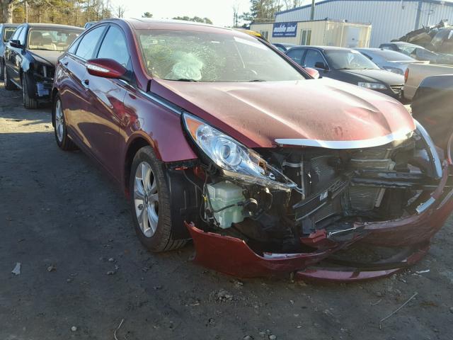 5NPEC4AC4DH665490 - 2013 HYUNDAI SONATA SE RED photo 1