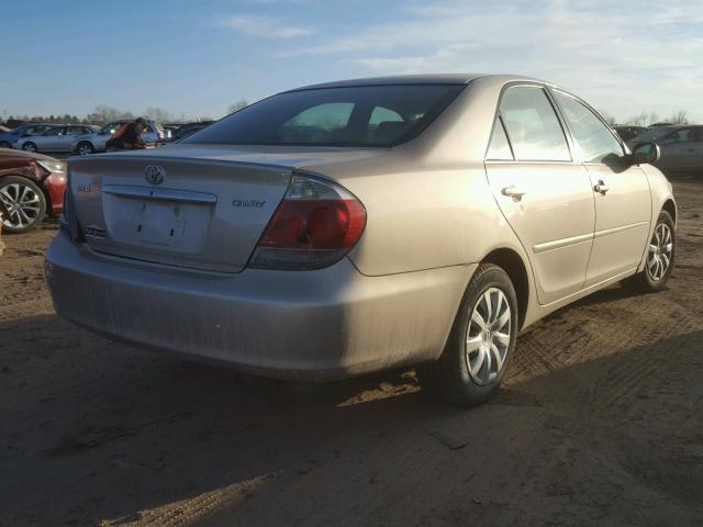 4T1BE32KX5U502200 - 2005 TOYOTA CAMRY LE BEIGE photo 4