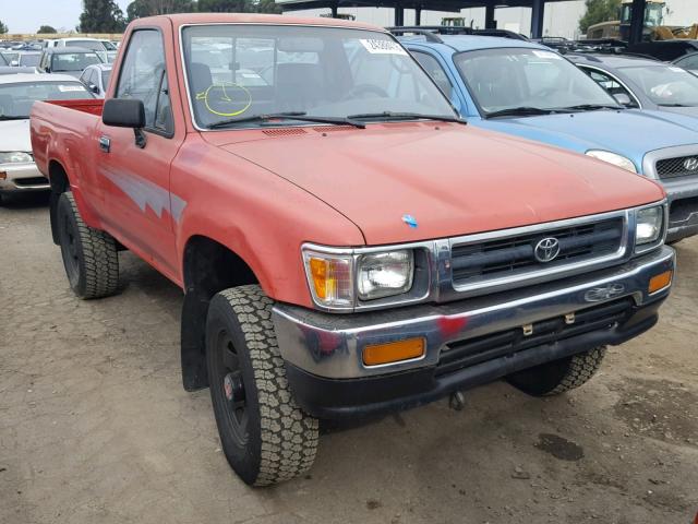 JT4RN01PXN0028402 - 1992 TOYOTA PICKUP 1/2 RED photo 1