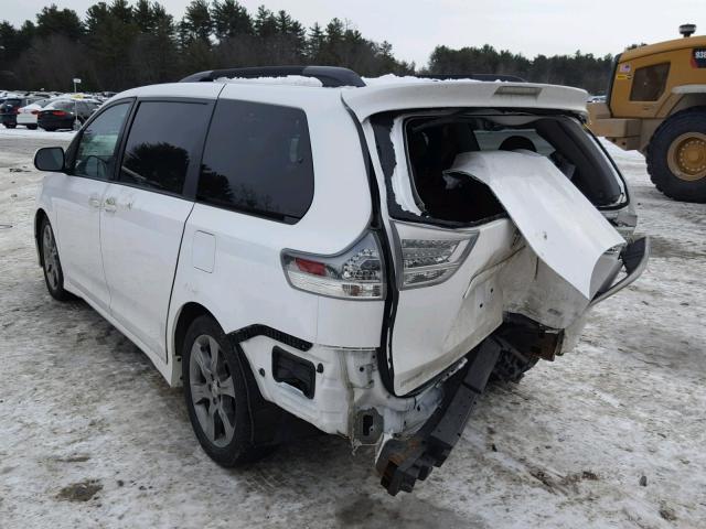 5TDXK3DC1BS055684 - 2011 TOYOTA SIENNA SPO WHITE photo 3