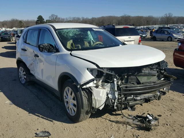 KNMAT2MTXGP664951 - 2016 NISSAN ROGUE S WHITE photo 1