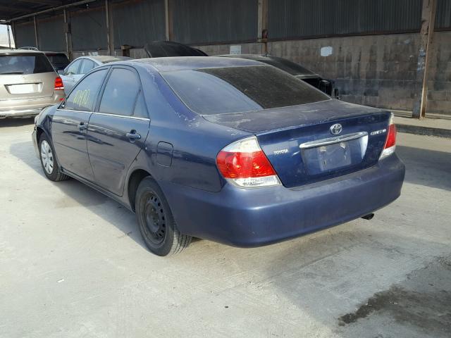 4T1BE32K85U431420 - 2005 TOYOTA CAMRY LE BLUE photo 3