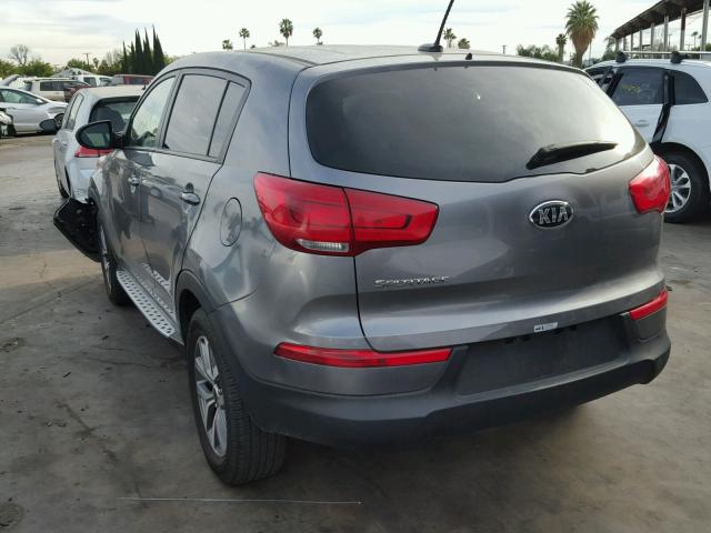 KNDPB3AC8G7832786 - 2016 KIA SPORTAGE L SILVER photo 3