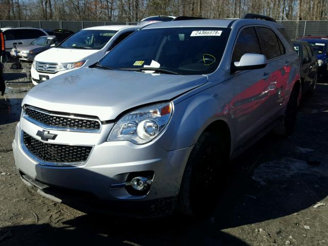 2CNFLNEW9A6265872 - 2010 CHEVROLET EQUINOX LT SILVER photo 2