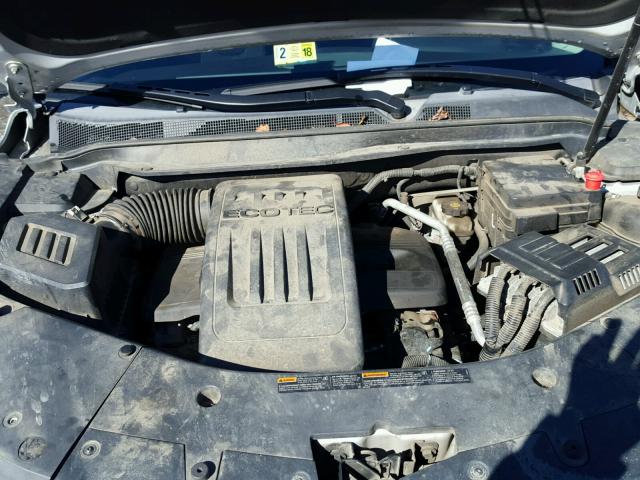 2CNFLNEW9A6265872 - 2010 CHEVROLET EQUINOX LT SILVER photo 7