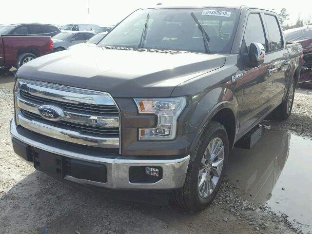 1FTEW1CF5HKC10023 - 2017 FORD F150 SUPER BROWN photo 2