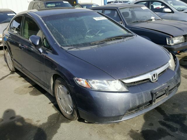 JHMFA36226S016522 - 2006 HONDA CIVIC HYBR BLUE photo 1