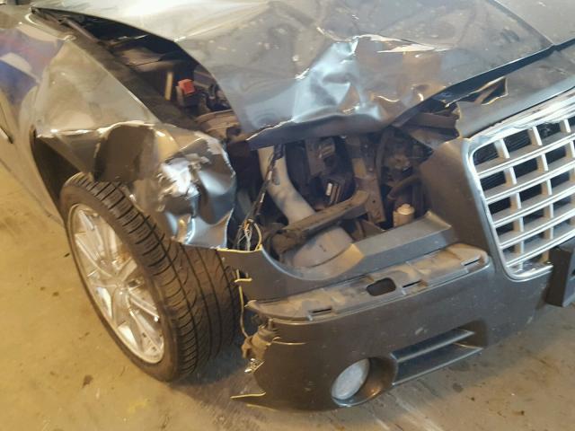 2C3KK33G88H249770 - 2008 CHRYSLER 300 LIMITE GRAY photo 9