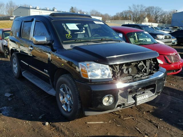 5N1AA08C57N719267 - 2007 NISSAN ARMADA SE BLACK photo 1