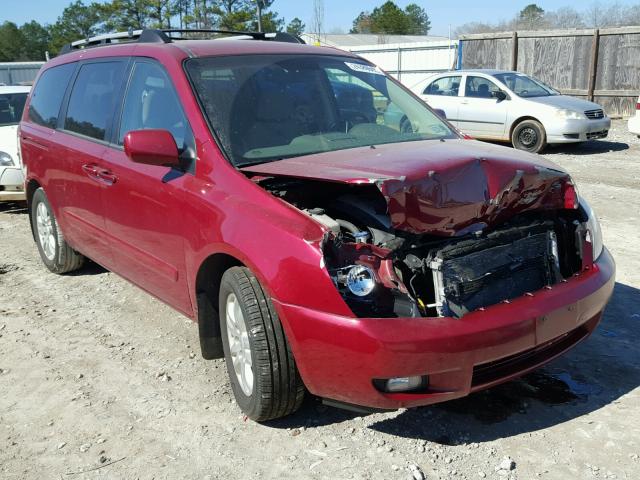 KNDMB233766028946 - 2006 KIA SEDONA EX RED photo 1