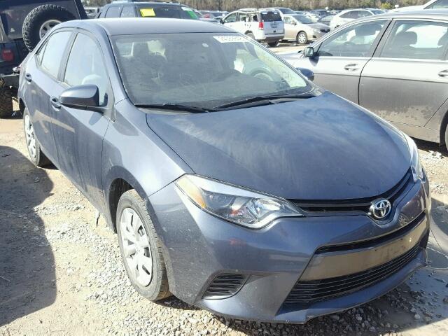 5YFBURHEXFP254511 - 2015 TOYOTA COROLLA L GRAY photo 1