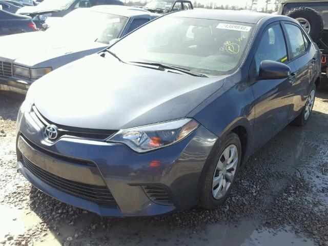 5YFBURHEXFP254511 - 2015 TOYOTA COROLLA L GRAY photo 2