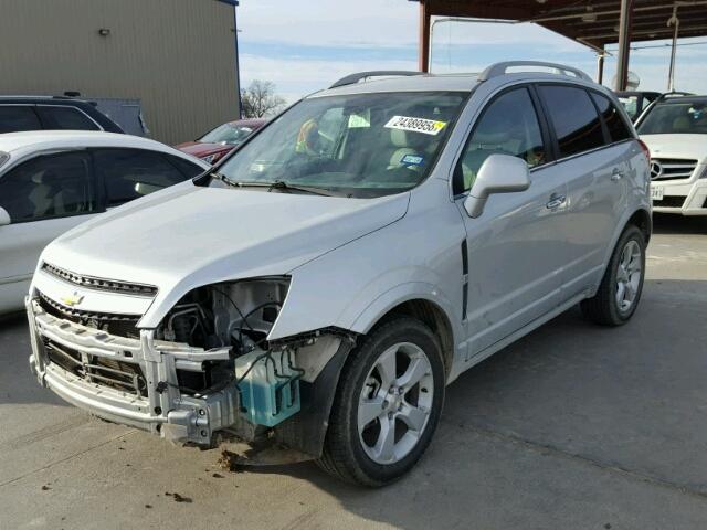 3GNAL4EK0ES651603 - 2014 CHEVROLET CAPTIVA LT SILVER photo 2