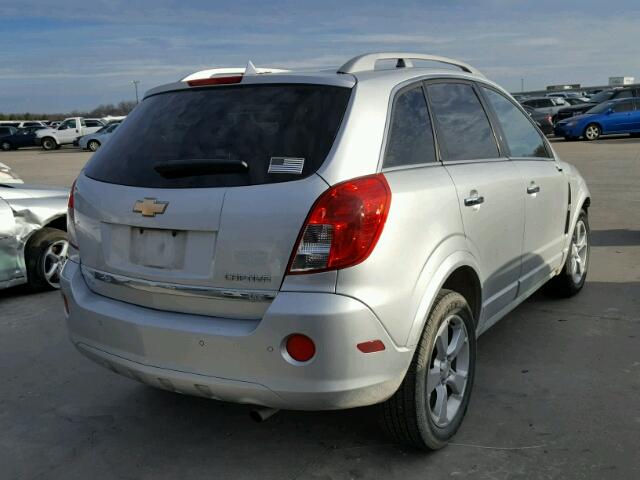 3GNAL4EK0ES651603 - 2014 CHEVROLET CAPTIVA LT SILVER photo 4