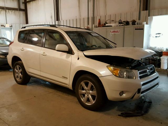 JTMBK31V675022774 - 2007 TOYOTA RAV4 LIMIT WHITE photo 1